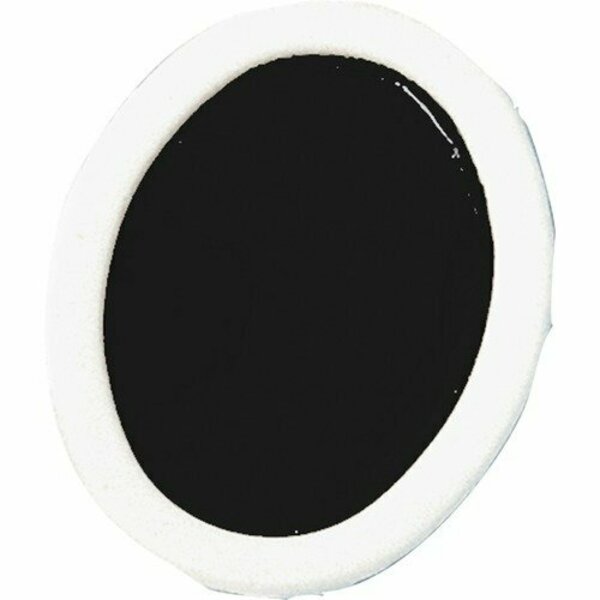Dixon Ticonderoga Watercolor Refills, Oval-Pan, Semi-Moist, Black, 12PK DIXX808